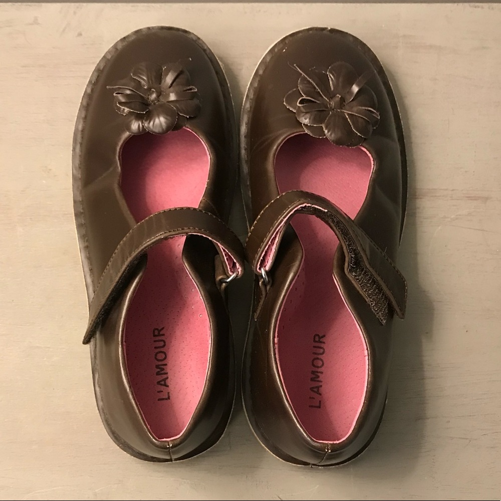 L’ AMOUR Brown Dress Shoes